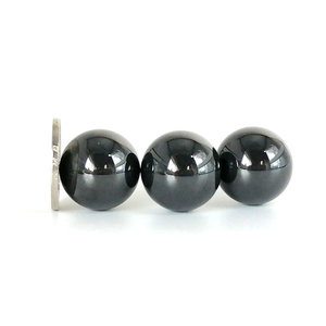 ลูกบอลเซรามิกซิลิคอนคาร์ไบด์ขนาด 0.8 มม. ลูกบอล SiC สำหรับไมโครเช็ควาล์วและปั๊มจ่ายสารขนาดเล็ก - Product Image 3