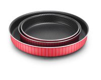 Hot Pot Grill Pan grosir alat masak Bbq Grill Pan pabrik Bbq bulat panci panggangan