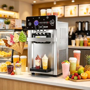 Máquina de Helado Suave de Autoservicio de 32L/H, Tipo Comercial para Bufés y Restaurantes de Buffet - Product Image 4