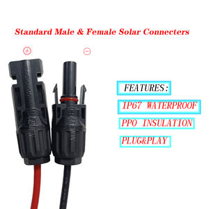 Câble d'extension de connexion pour connecteur <span class=keywords><strong>solaire</strong></span> à connecteur d'alimentation unipolaire 45A pour <span class=keywords><strong>panneau</strong></span> <span class=keywords><strong>électrique</strong></span> d'énergie lumineuse - Product Image 3