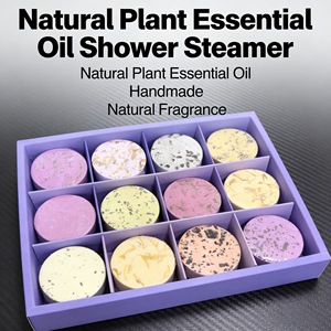 Tablettes de douche aromatiques transfrontalières, 12 ensembles en boîte, rondes, apaisantes, aux huiles essentielles parfumées <span class=keywords><strong>pour</strong></span> la salle de bain - Product Image 3