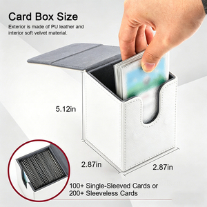 <span class=keywords><strong>Caja</strong></span> para <span class=keywords><strong>Cartas</strong></span> Coleccionables (TCG) Personalizable OEM con Cierre Magnético, Múltiples Colores, Opciones <span class=keywords><strong>de</strong></span> Logotipo y Material Disponibles - Product Image 3