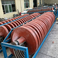 Séparateur spiralé à gravité fiable, séparateurs spirales pour l'exploitation minière, équipement de lavage des minerais appliqué sur les sites de traitement des minerai