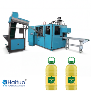 Machine de soufflage de bouteilles d'huile comestible en PET entièrement automatique 5L-10L, bouteille de qualité alimentaire, servo spéciale, économie d'énergie - Product Image 5