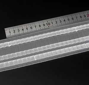 Ruban transparent à plis froncés de 75 mm pour rideaux à plis en S - Accessoires de couture pour rideaux à domicile - Product Image 5