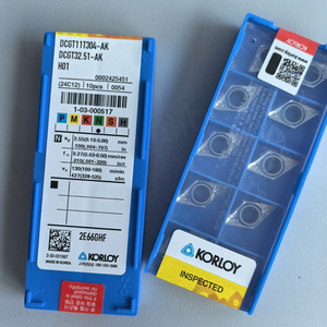 DCGT11T304-AK H01 KORLOYS OEM Herramienta de Torneado Interno Insertos para Torno CNC Carburo de Tungsteno 40-60HRC Recubrimiento PVD/CVD Garantía de 3 Años - Product Image 6