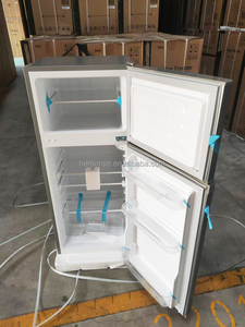 Réfrigérateur-Congélateur de 151 L, Argent et Blanc, Haute Qualité, 2 Portes avec Congélateur Supérieur, pour la Maison - Product Image 6