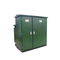 400KVA 630KVA 10/0.4 KV Extérieure Compacte En Métal-plaqué Distribution Transformateur/Mobile Électrique Boîte Sous-Station