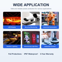 Alimentation LED étanche IP67 150W 12V à découpage AC-DC pour usage extérieur