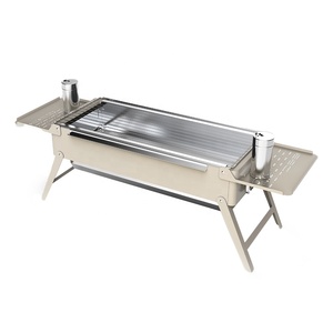 Kamp ve piknikler için Mini katlanır açık piknik barbekü ızgara ev kömür kamp sobası - Product Image 2