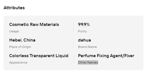 Fijador de Perfume con Pureza del 99.9%, Líquido Incoloro Transparente, Retenedor de Aroma para Mezclar Aceites Esenciales - Product Image 6