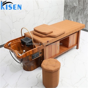 Kisen Massage Equipment Hair Spa Wash Salon Shampoo <b>Bed</b> Special Multifunctional Hydrotherapy Circulating <b>Bed</b> for Barber Shop - Product Image 6