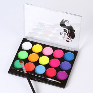 Safe Kids Fluorescent Soluble dans l'eau Peinture pour le corps Séchage rapide Face Paint Case Professional Water-Based Art Paints Set Packaging - Product Image 6