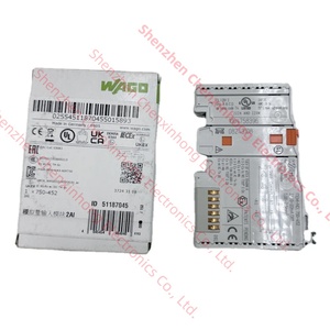 Controlador de Entrada Analógica de 2 Canales, Entrada Diferencial de 0-20 mA, Módulo <span class=keywords><strong>750</strong></span>-<span class=keywords><strong>452</strong></span> Original, Sistema de E/S WAGOS <span class=keywords><strong>750</strong></span> <span class=keywords><strong>452</strong></span>, PLC Analógico 4AI - Product Image 1