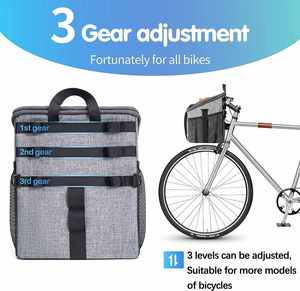 Porte-panier de <span class=keywords><strong>vélo</strong></span> <span class=keywords><strong>pour</strong></span> <span class=keywords><strong>chien</strong></span>, sac à dos de transport avant <span class=keywords><strong>pour</strong></span> <span class=keywords><strong>vélo</strong></span> <span class=keywords><strong>pour</strong></span> animaux de compagnie, pliable et amovible, 2 poches de rangement latérales - Product Image 2