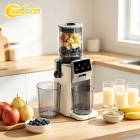 Extracteur de jus à fruits entiers à large goulot, sans filtre, presse-agrumes lent, sorbetière, design minimaliste écologique, pour fruits et légumes