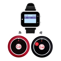 Café Service d'invité radiomessagerie hôpital infirmière Buzzer vibrant montre-bracelet étanche sans fil bouton d'appel système téléavertisseur Restaurant