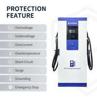 Bornes de recharge au sol AONENG 80 kW 90 kW DC CCS 2 OCPP 1.6J à induction pour véhicules électriques