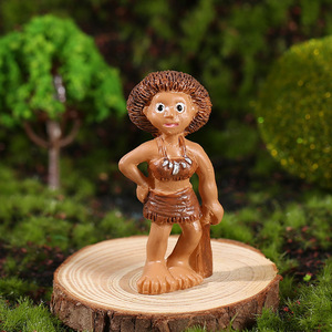 Nouvelles décorations de micro-paysage pour foyer, ornements créatifs, artisanat en résine de <span class=keywords><strong>feu</strong></span> de camp primitif, petits ornements - Product Image 2