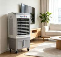 Ventilateur rafraîchisseur d'air portable avec purificateur d'air, faible bruit, économie d'énergie, minuterie 3 vitesses - Flux d'air puissant pour utilisation en voiture et en garage