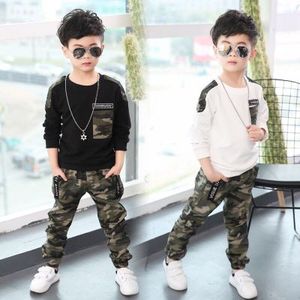 Trajes para Niños, Modelos de Primavera y Otoño, Nuevos Trajes para Niño con Capucha, Ropa de Camuflaje para Niños, Conjuntos de Dos Piezas, Ropa para Niños Grandes - Product Image 2
