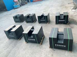 Poids d'étalonnage de qualité <span class=keywords><strong>M1</strong></span> avec écran LCD, logo personnalisable OEM pour balances de pesage 200 kg-5000 kg en fonte - Product Image 5