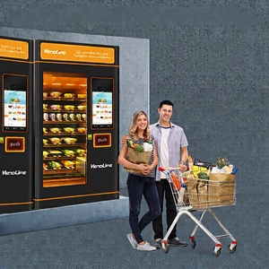 Refrigerador Combinado Inteligente con Pantalla Táctil, Máquina Expendedora de Cupcakes, Alimentos y Ensaladas para Kiosco Vendlife, Plataforma de Gestión de Anuncios Remotos - Product Image 1