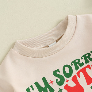 <span class=keywords><strong>Mon</strong></span> <span class=keywords><strong>premier</strong></span> Noël, tenue pour bébé fille ou garçon, nouveau-né, automne-hiver, combinaison, sweat-shirt surdimensionné pour nouveau-né, barboteuse à bulles - Product Image 6