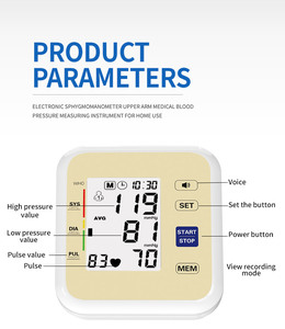 Monitor de Pressão Arterial Portátil e Doméstico com Display LCD Aleshon Barato - Product Image 2