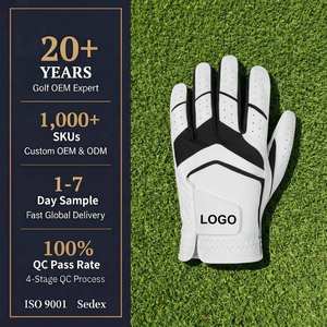 Guante de Golf de Piel Cabretta con Logotipo Personalizado a Precio de Mayoreo para Hombre, Material Suave, Ajuste Completo - Product Image 1