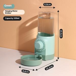 Büyük kapasiteli otomatik <span class=keywords><strong>Pet</strong></span> su besleyici asılı katı tasarım anti-sıçrama kedi tiryakisi toptan plastik malzemeleri köpekler kediler için - Product Image 6