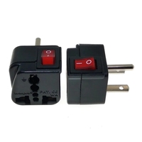 Adaptateur universel-USA Nema 6-15P Plug Convertisseur Multi-Sortie AC250V Max 10A Avec Interrupteur Principal Indicateur LED Wonpro WSA-18