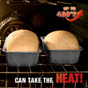 Carbon Steel Nonstick Loaf Pan with <strong>Easy</strong> Grips Handles Rectangular Baking Bread Bread <strong>Toast</strong> Mold - Product Image 6