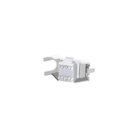 Modul Keystone Jack RJ45 Cat6 180 Derajat Tanpa Alat, Penjualan Grosir OEM ODM Terlaris, Baru, untuk Penggunaan Kabel LAN Solid