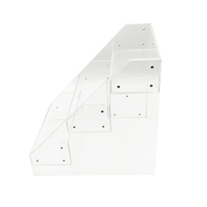 Phong cách hiện đại có thể tháo rời vít-cố định trong suốt <span class=keywords><strong>Acrylic</strong></span> hiển thị mỹ phẩm Rack tùy chỉnh bởi các nhà sản xuất - Product Image 4
