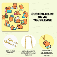Xiaochuan marque privée décoration bouteille d'eau accessoires personnalisé tasse chaîne pendentifs breloques nouveauté cadeaux