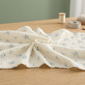 Tissu Voile Floral Respirant Léger en Coton pour Textile de Maison et Usage Bébé – Achetez Directement du Fournisseur - Product Image 1