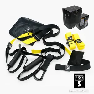 热卖P3运动吊带健身房吊带胶带训练吊带拉绳实用弹性训练阻力管套装