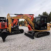 Mini-excavatrice CAT 305.5E2 d'occasion de haute qualité, hydraulique d'origine, 5,5 tonnes, faible nombre d'heures de travail, excavatrice d'occasion