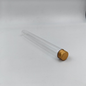 20mm Dia <strong>X</strong> 180mm High Round Glass Vial <strong>Tube</strong> Sample Bottles <strong>Tubes</strong> With Tin Lids - Product Image 4