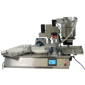 Tabletop type liquid small bottles filling capping machine