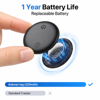 Localizzatore di Oggetti Smart BLE Certificato MFi Compatibile con Apple Find My e Google Find Hub, Impermeabile, con Batteria
