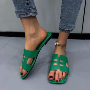 Pantuflas de Talla Grande para Mujer, Modelo 2024, Planas, Tian Zi, para Usar al Aire Libre, Playa, Frescas, 231 - Product Image 3