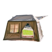 Tente de toit gonflable 5,7 m² Imperméable auvent de camping Quatre saisons Chaud Tissu Oxford Colonne d'air Entièrement automatique Rapide