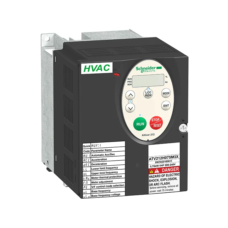 High Quality ATV-212HU30N4 Variable Frequency Drive VFD 3kW, 480V, 3 phases, with EMC, IP21, Warranty 1 Year Best Price