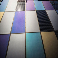 Meilleur verre de façade BIPV moderne et module solaire BIPV Sunpower, panneau solaire photovoltaïque transparent en verre