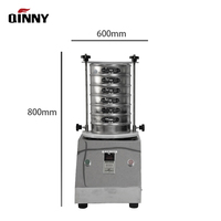 Mini tamis vibrant circulaire avec moteur en acier inoxydable, 1 à 8 couches, pour laboratoire, pour tamisage du sable, équipement d'analyse