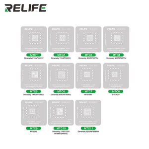Relife RL-044 58pcs CPU reballing tin Template Kit đối với Samsung Huawei Xiaomi Android Bo mạch chủ sửa chữa rework BGA Stencil công cụ - Product Image 3
