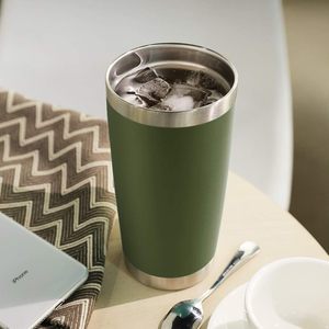 Gobelet isotherme personnalisé de 20 oz à double paroi, en acier inoxydable, avec revêtement en poudre, pour le café, les voyages - Product Image 2