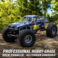 Voiture RC tout-terrain RGT 18000 1/10 haute performance 4x4 2.4G 4 canaux étanche sans balais en métal et résine avec chargeur